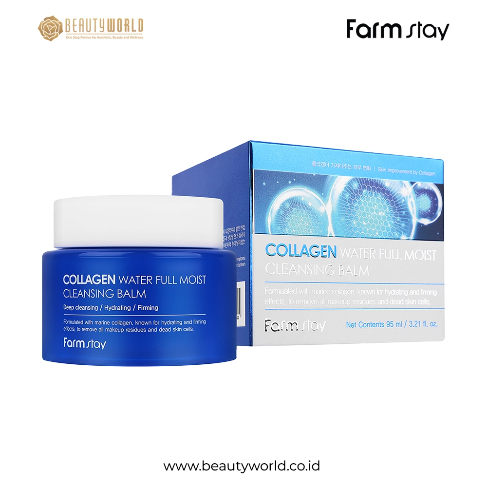 CLF047-FARMSTAY-COLLAGEN-WATER-FULL-MOIST-CLEANSING-BALM Farmstay Collagen Water Full Moist Cleansing Balm