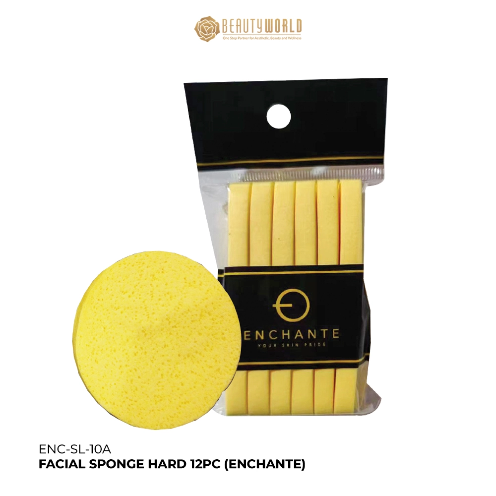 ENC-SL-10A-FACIAL-SPONGE-HARD-12PC-ENCHANTE Enchante Facial Sponge