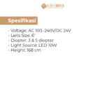 HY-8012S - MAGNIFYING LAMP LED - Gambar 2
