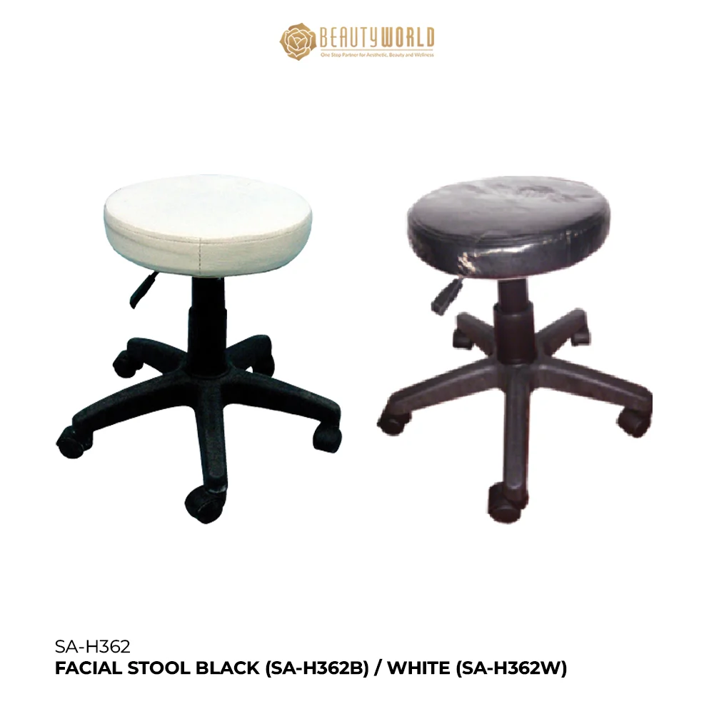 SA-H362 Facial Stool White Black