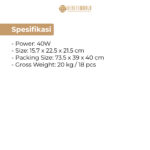 SA-W10 - 3 IN 1 PORTABLE DEPILATORY WAX MACHINE - Gambar 2