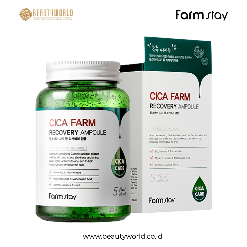 SAM025-FARMSTAY-CICA-FARM-RECOVERY-AMPOULE-250ML Farmstay Cica Farm Recovery Ampoule