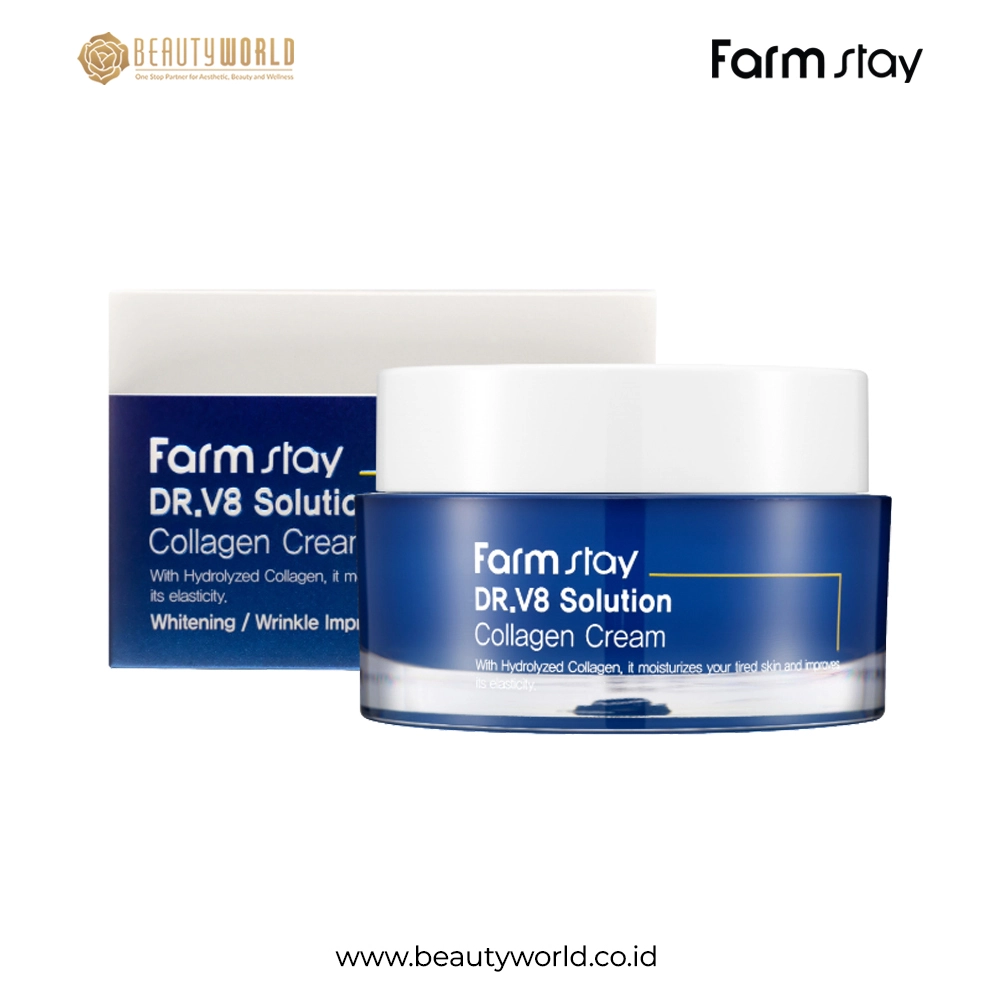SCR023-FARMSTAY-DR.V8-SOLUTION-COLLAGEN-CREAM-50ML Farmstay DR V8 Solution Collagen Cream