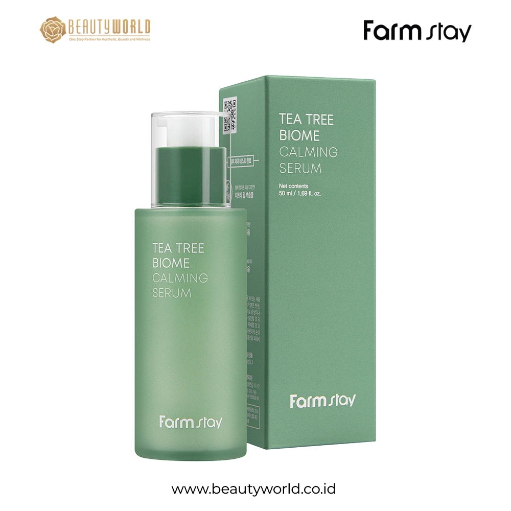 SSE011-FARMSTAY-TEA-TREE-BIOME-CALMING-SERUM-50ML Farmstay Tea Tree Biome Calming Serum