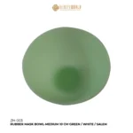 Rubber Mask Bowl Green Salem White