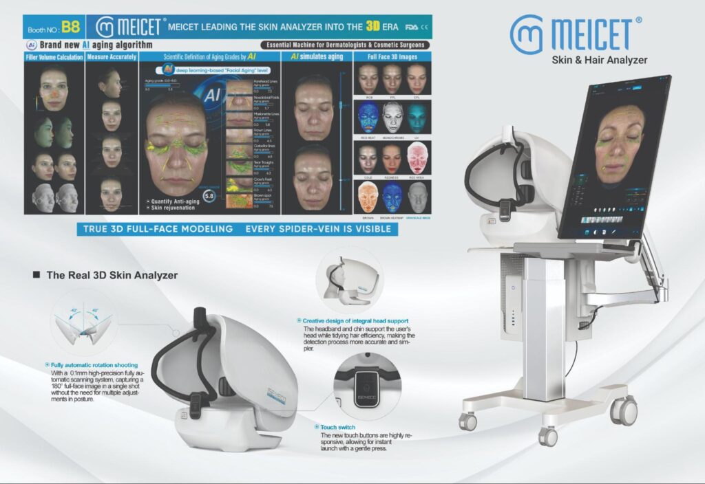 Meicet 3D Skin Analyzer D9 Full Set