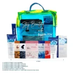 Farm stay Official Shop - Travel Kit (1pcs Collagen Water Full Moist Deep Cleansing Foam 180ml, 1pcs Collagen Water Full Moist Sun Cream SPF 50+ PA+, 10pcs Sheet Mask) - Gambar 2