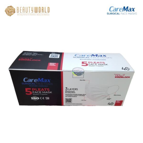 Caremax - 5Pleats Heiq Viroblock Box 40Pcs/Box