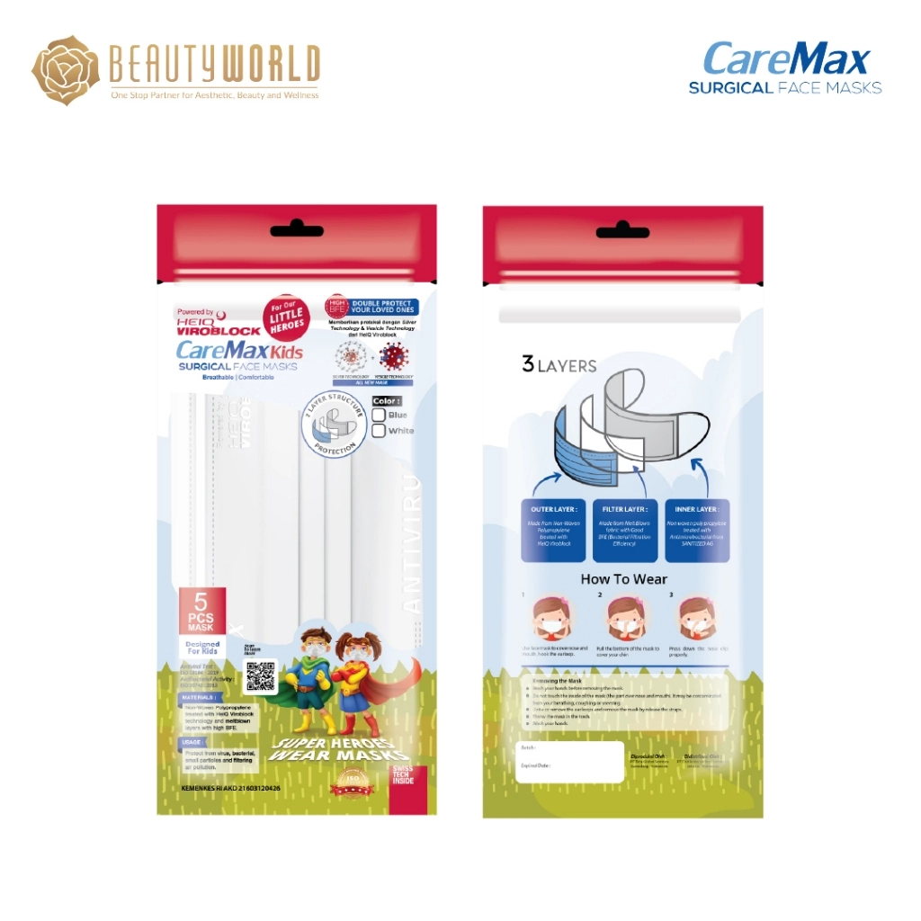 ginee_20250507112039452_7546594013 Caremax Kids Facemask 5Pcs