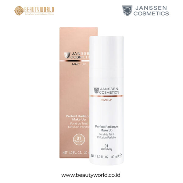 BUNDLING JANSSEN - PERFECT RADIANCE MAKE UP 01 30ML + PERFECT POWDER FIXING 30ML