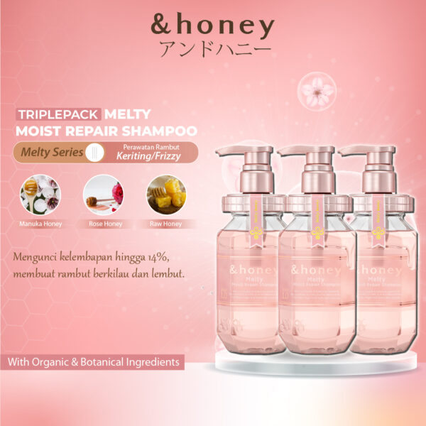 [TRIPLE-PACK] &honey Melty Moist Repair Shampoo 1.0