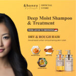 &honey - Deep Moist Shampoo 440ml + Treatment 445g Combo Set - Gambar 3