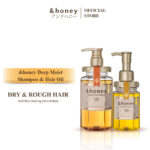 &honey - Deep Moist Shampoo 1.0 440ml & Deep Moist Hair Oil 3.0 100ml