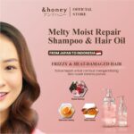 &honey - Melty Moist Repair Shampoo 1.0 440ml & Melty Moist Repair Oil 3.0 100ml - Gambar 3