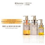 &honey - Deep Moist Shampoo 1.0 440ml & Deep Moist Treatment 2.0 445Gr & Deep Moist Hair Oil 3.0 100ml