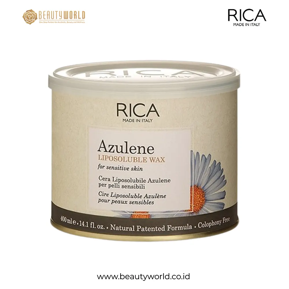 CCA4-RICA-WAX-AZULENE-LIPOSOLUBLE-WAX-400ML Rica Wax Azulene Liposoluble Wax 400ml