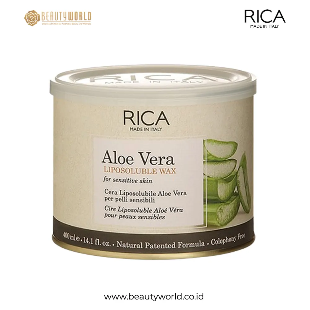 CDAL4-RICA-WAX-ALOEVERA-LIPOSOLUBLE-WAX-400ML Rica Wax Aloevera Liposoluble Wax 400ml