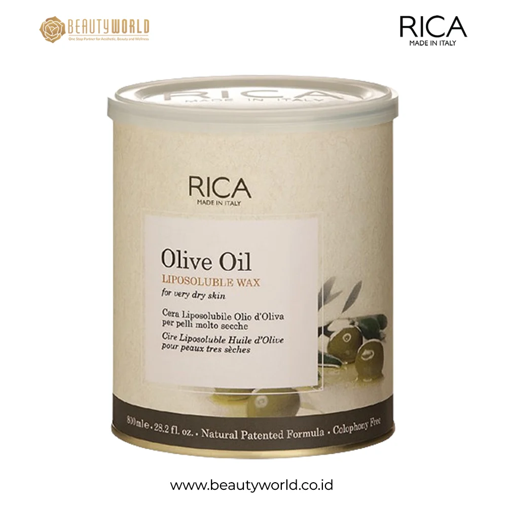 CDOL8-RICA-WAX-OLIVE-OIL-LIPOSOLUBLE-WAX-800ML Rica Wax Olive Oil Liposoluble Wax 800ml