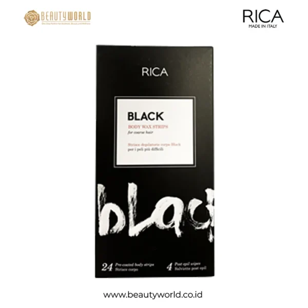 Rica Wax Body Wax Strips Black 24 Pcs