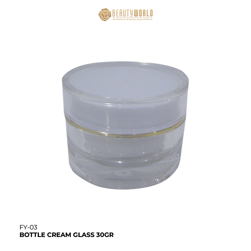 FY-03-BOTTLE-CREAM-GLASS-30GR Bottle Cream Glass 30gr