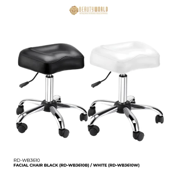 Facial Chair White Black