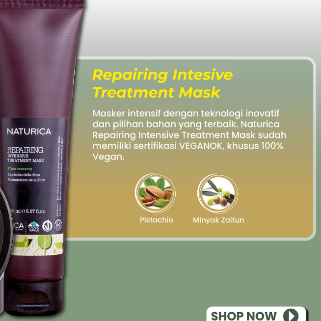 ginee_20251003142339425_8043644848 Naturica - Repairing Intensive Treat Mask 150 ML - Gambar 2