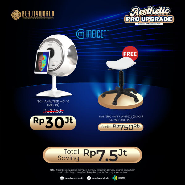 Bundling Skin Analyzer Meicet MC-10 dan Master Chairs