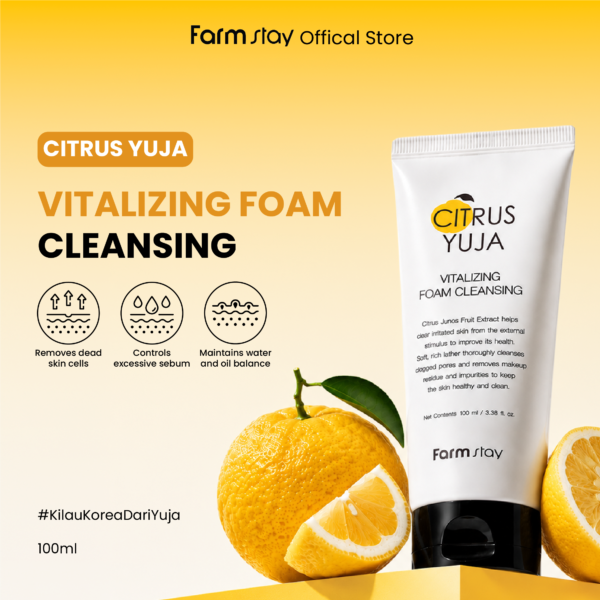 Farm stay Official Shop - Citrus Yuja Vitalizing Foam Cleansing