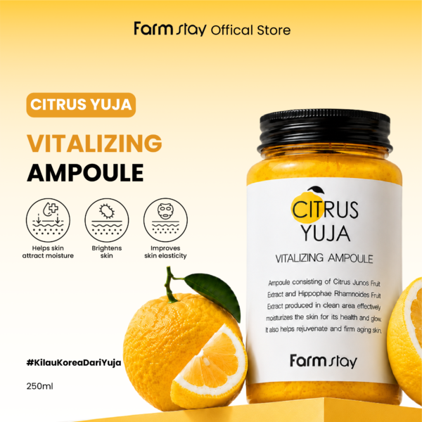 Farm stay Official Shop - Citrus Yuja Vitalizing Ampoule